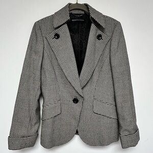 Dana Buchman Houndstooth Black and White Blazer Women’s size 4​​